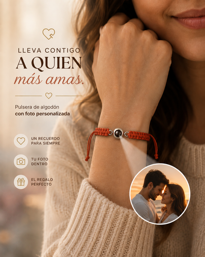 Pulsera de Recuerdo con foto personalizada